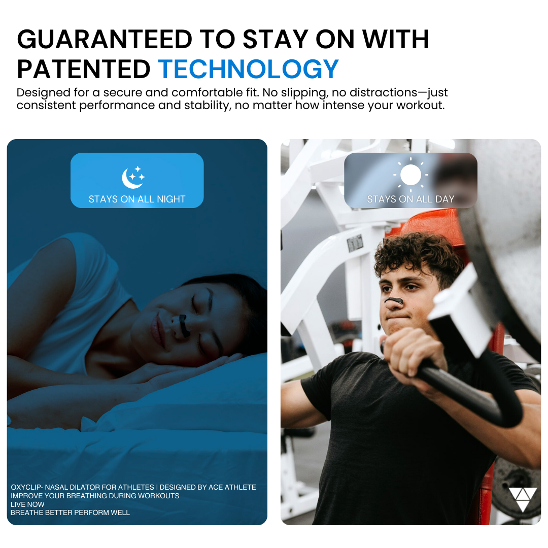 Oxyclip Magnetic Nasal Strips –India’s #1 Magnetic Nasal Strip | Extra Strength Snoring Relief | Boost Oxygen Intake, Improve Sleep & Facial Structure | Skin-Safe, Reusable – Pack of 15